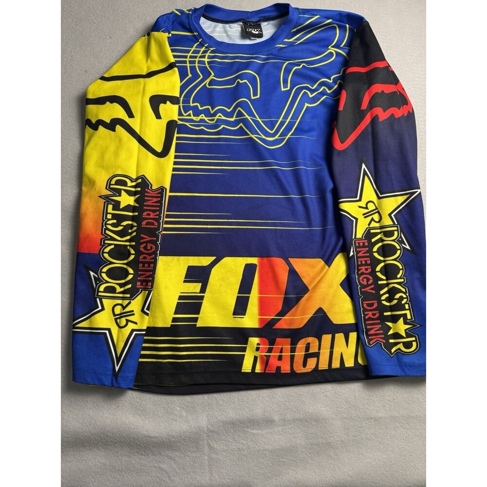 Y2K Fox Racing Motorcross Vintage Longsleeve Jersey Men’s Medium Sportswear